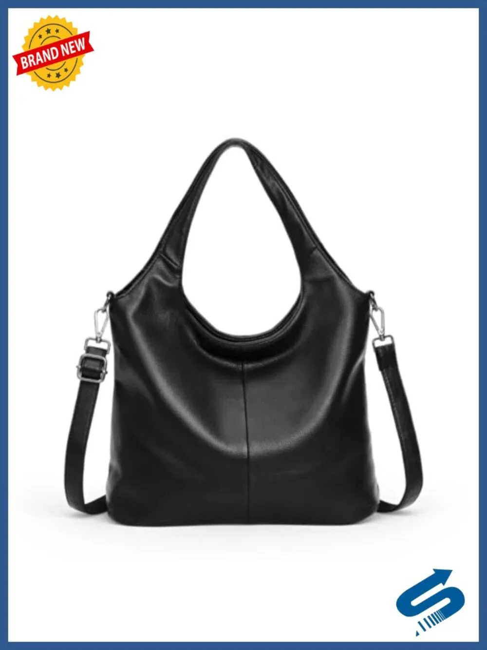 Women's Hobo Leather Shoulder Purse Crossbody Bag Work Travel